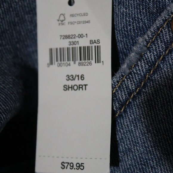 Gap 33/16 short denim jeans - Picture 12 of 12